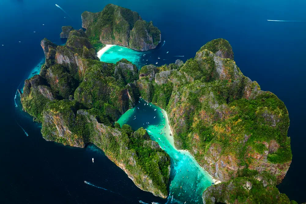 Изумрудная Лагуна Пиле (Pileh Lagoon) на острове Пхи-Пхи Лей