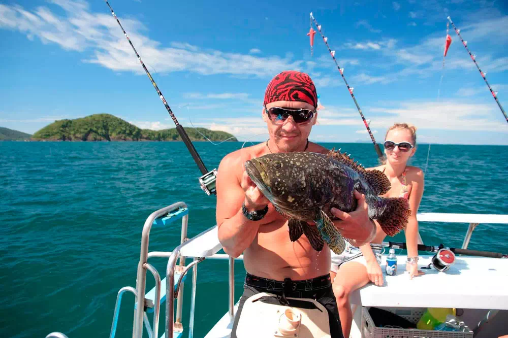 Морская рыбалка с троллингом на Пхукете вид 1